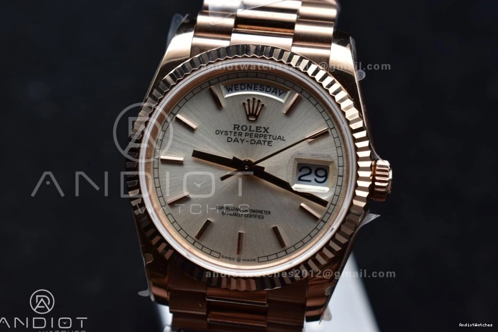 Steel Best RG on Weight) DayDate V5 Dial 36 904L Silver Edition (Gain Bracelet 670 FastDry President vr3255 QF 0428